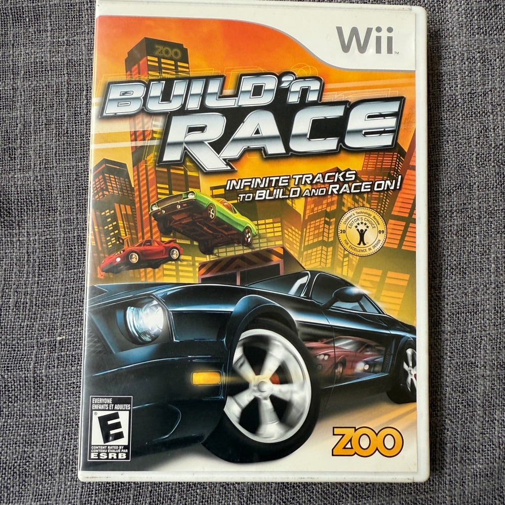 Build 'n Race (Nintendo Wii, 2009). GREAT Condition Car Racing Building‎ Boy